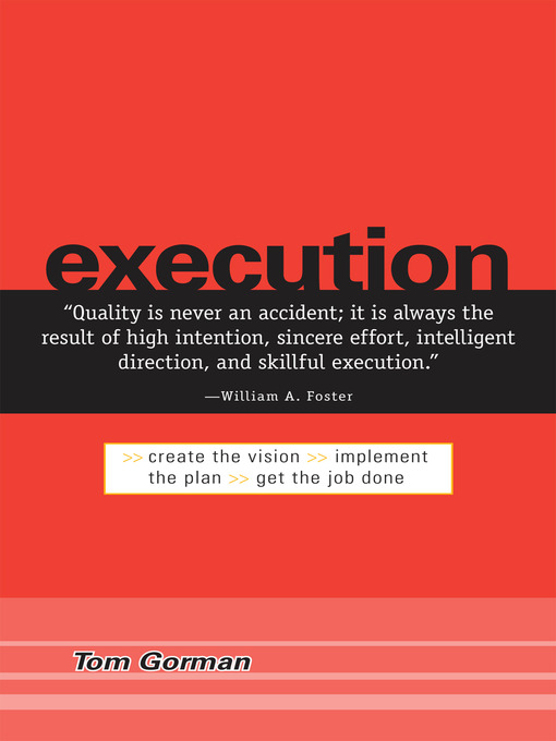 Title details for Execution by Tom Gorman - Available